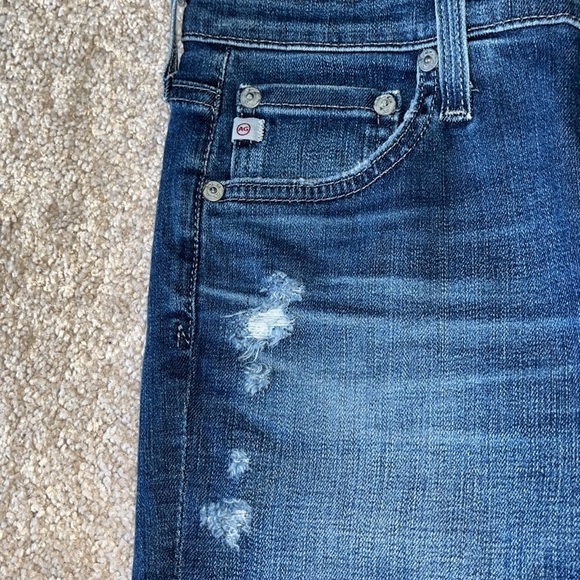 AG Adriano Goldschmied The Prima Cigarette Roll Up Jeans Womens 28R (NWOT) - Picture 7 of 8